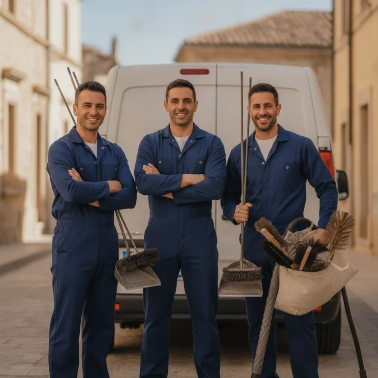 Deshollinador equipo en Fuencarral-El Pardo